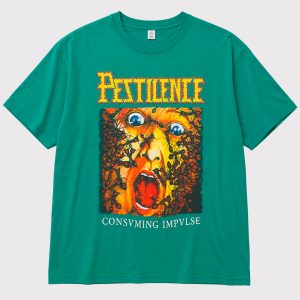REMERA - PESTILENCE - VERDE